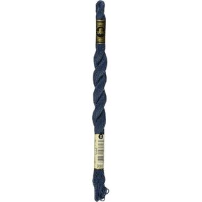 DMC 115 5-930 Pearl Cotton Thread, Dark Antique Blue, Size 5