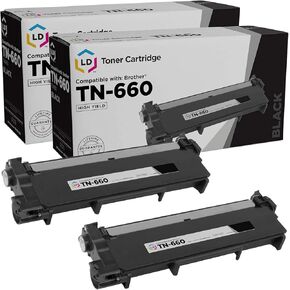 LD Products Compatible Toner Cartridge TN660 Replacement for Brother TN660 TN-660 TN 660 TN630 High Yield use in HL-L2380DW HL-L2300D DCP-L2540DW L2540DW MFC-L2700DW MFC-L2685DW MFCL2700DW (Black,