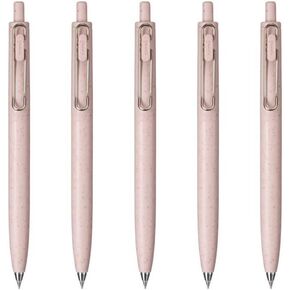Uni-Ball One F (Texture Color), Gel Ink Ballpoint Pen, 0.5mm Fine Point, D Pink (Pink Beach), UMNSFT05D.13, Pack of 5