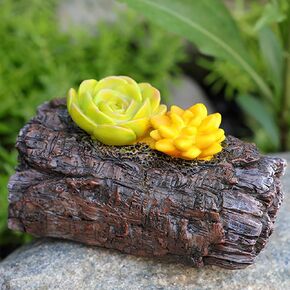 Hide a Key Outdoor Spare Key Hidden, Simulated Stone Key Hider With Flower, Fake Stones Key Hider Outdoor Container, Resin Secret Key Storage Safe Lock Box for Outside Yard Garden House