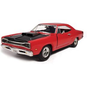Motormax 1969 Dodge Coronet Super Bee Red 1/24 Diecast Model Car