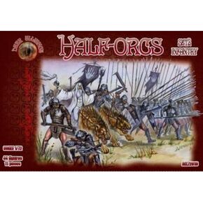 PLASTIC MODEL KIT HALF-ORGS INFANTRY, SET 2 1/72 ALLIANCE 72016