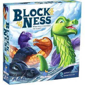 BlockNess Board Game - Family or Adult Strategy Game for 2 to 4 Players. Recommended for Ages 8 & Up