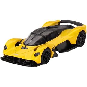 True Scale Miniatures Model Car Compatible with Aston Martin Valkyrie Sunburst Yellow1/64 Diecast Model Car MGT00744