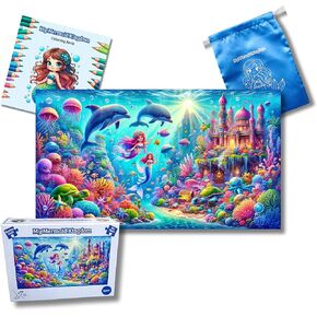 Puzzles for Kids Ages 6-8, Jigsaw Puzzles for Kids, 100 Piece Puzzles for Kids, Puzzles for Kids, Floor Puzzles, Gifts for Kids, Ocean Toys