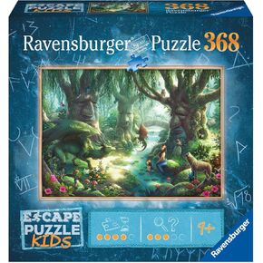 Ravensburger Escape Kids Puzzle - Whispering Woods 368 Piece Jigsaw | Engaging Storyline and Durable | Ideal for Group Activity | Climate Pledge Friendly
