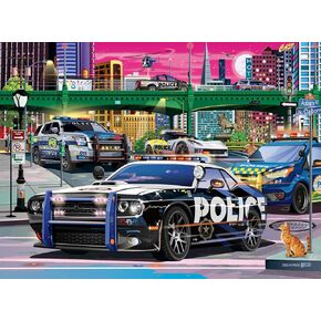 Ravensburger Police on Patrol 150 XXL Piece Jigsaw Puzzle for Kids - Every Piece is Unique, Pieces Fit Together Perfectly