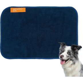 Drenched Dog™ for Drying Dogs – Dog Face & Mouth - Ultra-Soft Microfiber Face Towel - Super Absorbent, Quick Drying & Machine Washable – Must Have for Dog Spill, Drool Dirt & Eye | Hand Size 7.8x12.5