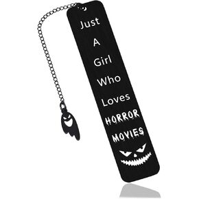 Horror Bookmark, Scream Gift, Horror Gifts for Women Girls, Scary Book Marks for Reading, Horror Movie Gifts, Horror Party Favors, Christmas Gifts, Goth Accessories, Goth Gifts