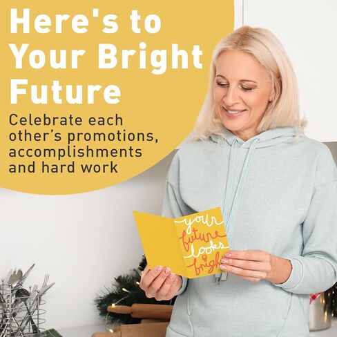 Sweetzer & Orange S&O Fun Congratulations Cards with Envelopes - Pack of 24 Colorful Encouragement Notes with covers - Appreciation, Recognition Cards for Coworkers - Boxed Compliment notes- in Kuwait