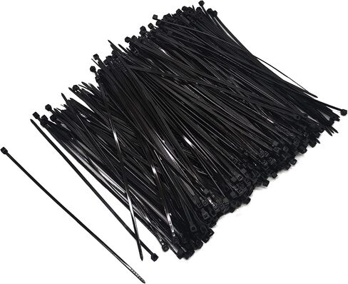 1000 Pack Cable Ties, 6 Inch Electrical Cable Ties, Self-Locking Nylon Cable Zip Ties, Heavy Duty Cable Management Ties (White) in Saudi Arabia