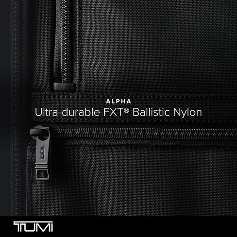 TUMI Slim Deluxe Portfolio - Ballistic Nylon Briefcase for Men & Women - Stylish Organizer Briefcase for Business & Travel - Anthracite in Kuwait