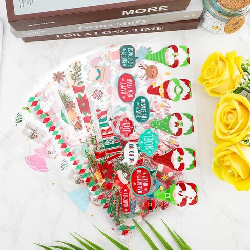 10pcs Christmas Cup Stickers, Xmas Glass Rub On Transfer Decals Christmas Cup Wrap for 16OZ Cups Decor Christmas Decorations Supplies (Style B) in Saudi Arabia