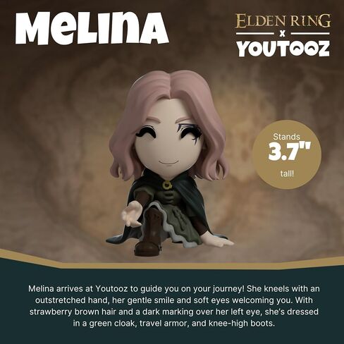 Youtooz Elden Ring Melina 3.7"، شخصية ميلينا من الفينيل، ميلينا القابلة للتجميع من مجموعة Elden Ring Elden Ring in Saudi Arabia