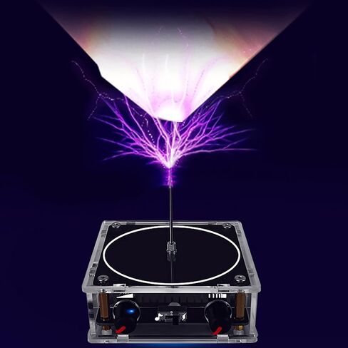 Bluetooth Music Tesla Coil Touchable Artificial Lightning Arc Plasma Loudspeaker Desktop Toy Electric Power Wireless Transmission Science Teaching Experiment Model in Kuwait