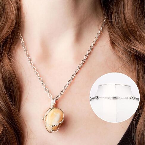10pcs Magnetic Necklace Clasps, Double Clasp Magnetic Necklace Extenders Adjustable Lobster Clasp Necklace Extender Extension Chains for Bracelet Anklet Jewelry Making (Gold) in Saudi Arabia
