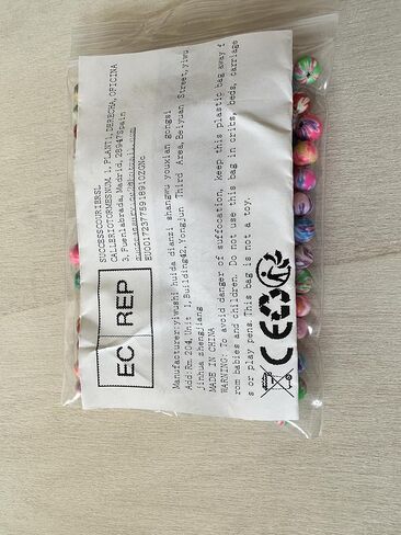 DAHI 100pcs 12mm Round Polymer Clay Beads Assorted Colorful Painted Flower Beads Handmade Loose Beads for Jewelry Making （12mm） in Saudi Arabia