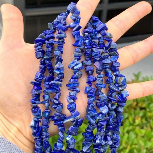 Genuine Aquamarine Chips Gemstone Beads 5-8mm Irregular Shaped Crystal Chip Stone Loose Bead for Jewelry Making 1 Strand 32" in Kuwait