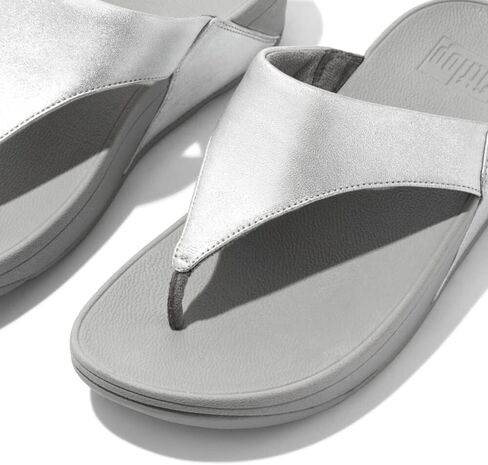 Fitflop Women's Lulu Leather Toe-Post Thong Sandals, Brown Bronze 012, 8 in Saudi Arabia