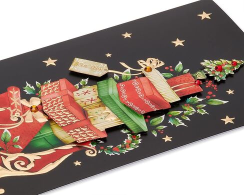 Papyrus Christmas Tree Card - Red, Green and Gold Trio (A Special Wish) in Saudi Arabia