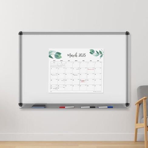 Cabbrix Simplified Desk Calendar 2025-2026, Aesthetic Desk Pad Calendar 15 x 12 Inch Runs From January 2025 to June 2026, Desk Blotter Calendar for Home Office and School in Saudi Arabia