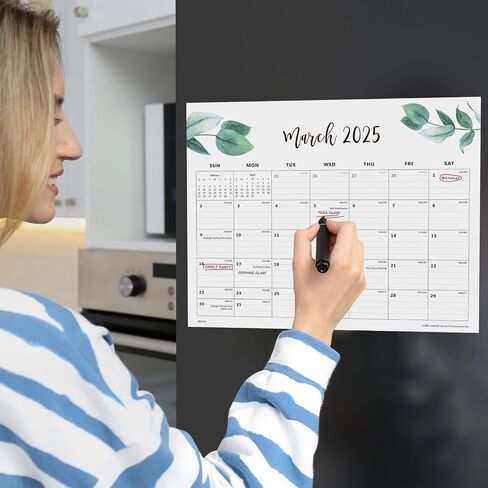 Cabbrix Simplified Desk Calendar 2025-2026, Aesthetic Desk Pad Calendar 15 x 12 Inch Runs From January 2025 to June 2026, Desk Blotter Calendar for Home Office and School in Saudi Arabia
