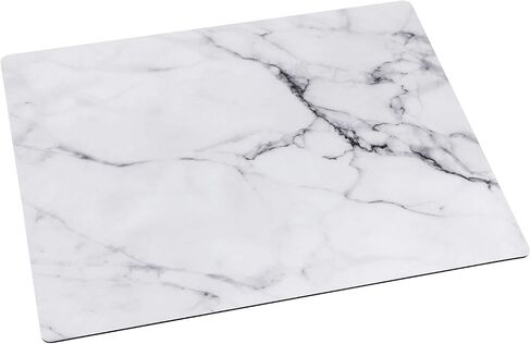 HD Bright Colors Gaming Mousepad Office Mousepad Natural Eco Rubber Durable Computer Desk Stationery Accessories Mouse Pads for Gift Rectangle Mousepad Non-Slip Rubber (White Marble) in Saudi Arabia