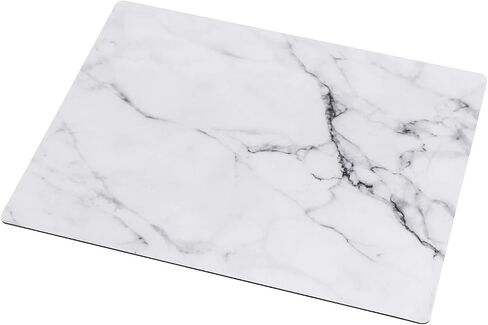 HD Bright Colors Gaming Mousepad Office Mousepad Natural Eco Rubber Durable Computer Desk Stationery Accessories Mouse Pads for Gift Rectangle Mousepad Non-Slip Rubber (White Marble) in Saudi Arabia