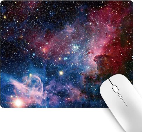 HD Bright Colors Gaming Mousepad Office Mousepad Natural Eco Rubber Durable Computer Desk Stationery Accessories Mouse Pads for Gift Rectangle Mousepad Non-Slip Rubber (White Marble) in Saudi Arabia