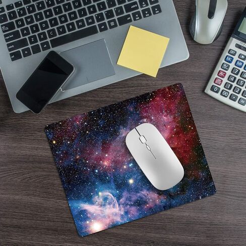 HD Bright Colors Gaming Mousepad Office Mousepad Natural Eco Rubber Durable Computer Desk Stationery Accessories Mouse Pads for Gift Rectangle Mousepad Non-Slip Rubber (White Marble) in Saudi Arabia
