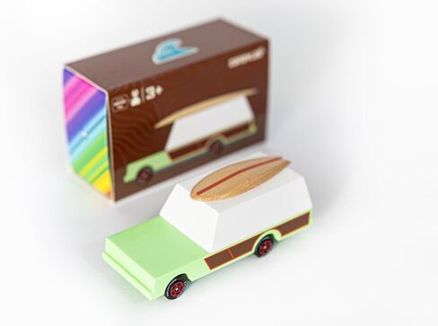 مجموعة CANDYCAR® الخشبية المصبوبة - عربة ركوب الأمواج، سيارة لعبة فاخرة مصنوعة يدويًا من خشب الزان in Kuwait