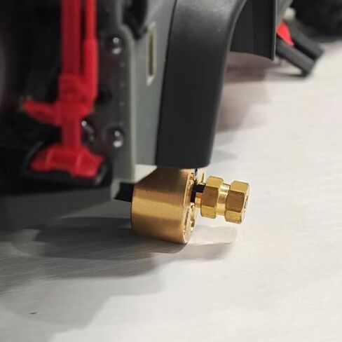 Brass Wheel Hex Hub 10mm(+4mm) Extenders Adaptor Spacers Offsets Adapter for TRX4M 1/18 RC Crawler Car Upgrade Parts-Gold in Saudi Arabia