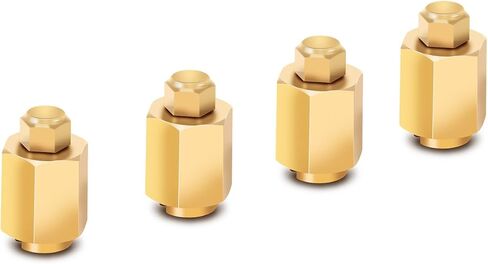 Brass Wheel Hex Hub 10mm(+4mm) Extenders Adaptor Spacers Offsets Adapter for TRX4M 1/18 RC Crawler Car Upgrade Parts-Gold in Saudi Arabia