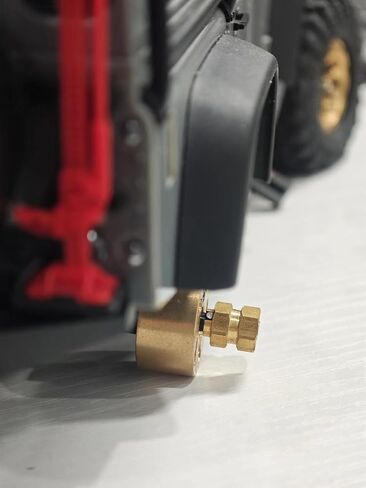 Brass Wheel Hex Hub 10mm(+4mm) Extenders Adaptor Spacers Offsets Adapter for TRX4M 1/18 RC Crawler Car Upgrade Parts-Gold in Saudi Arabia