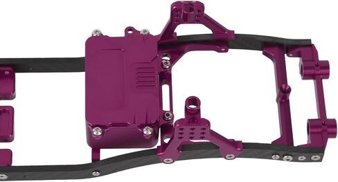 طقم هيكل إطار RC، ملحق شعاع إطار تعليق بقاعدة عجلات من ألياف الكربون لزاحف 1/10 SCX10 RC () in Saudi Arabia