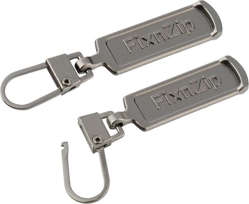 FixnZip Replacement Zipper Pull (4 Pack) (Black, Medium Large) in Kuwait