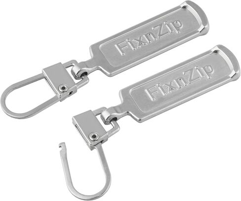 FixnZip Replacement Zipper Pull (4 Pack) (Black, Medium Large) in Kuwait
