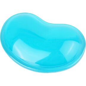 Gel Mouse Wrist Rest, Mouse Support Pad for Office Gaming Computer Laptop, Silicone Translucence Blue Wrist Rest Cushion