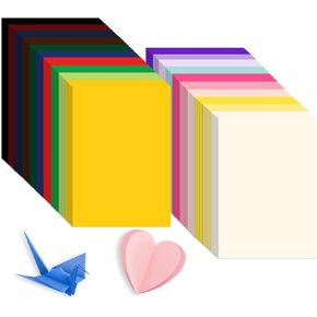 200 Sheets Colored Cardstock,180gsm/65 lb Card Stock Colored Paper 8.5 x 11 Inch Cardstock Paper Card Stock Printer Paper Scrapbooking Supplies for Card Making, Crafting (20 Assorted Colors)