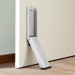 Door Stoppers for Bottom of Door, Kickdown Door Stopper, Metal Door Holder, Heavy Duty Door Stops, Hold Door Open, 6 inchs, 1 Pack