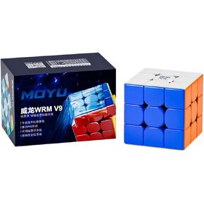 MoYu WeiLong WRM V9 3x3 Maglve Ball-core إصدار مطلي بالأشعة فوق البنفسجية مكعب سرعة احترافي بدون ملصقات 3x3x3 مكعب ألغاز للأطفال لعبة الدماغ