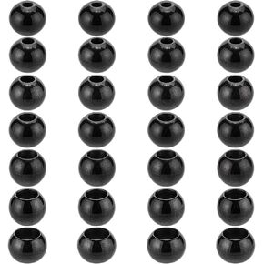 PH PandaHall 200pcs 6mm 304 Stainless Steel Round Spacer Beads, Large Hole Beads for Earrings, Bracelets, Necklaces & Crafts