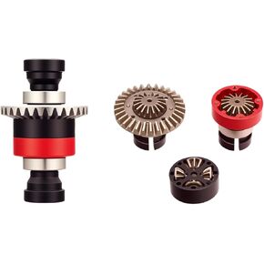 2Pcs Front Rear Differential Kit for 1/18 Arrma Granite Typhon Grom Diff Gear 1/14 Mojave Grom Series Upgrades Part
