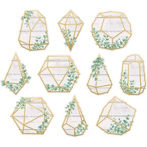 Teacher Created Resources Eucalyptus Geometric Terrariums Accents (TCR8475)