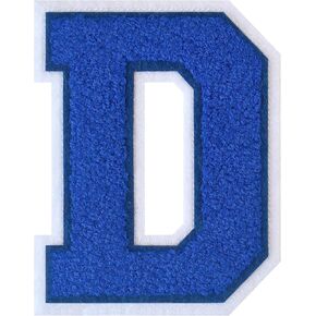 4.5" Orange Iron on Letter Patches Large Letterman Jacket Letter Patches Chenille Letter Patches Varsity Letter Patches (Letter V)