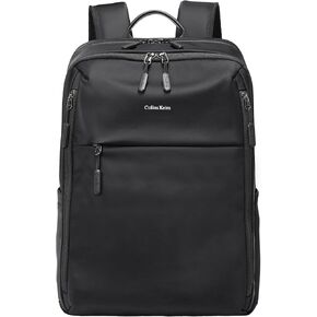 16 inch laptop backpack for men, business travel tech backpack with computer compartment. college school bookbag, black, 23 L