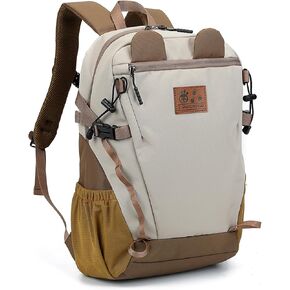 Leisure Sports Backpack for Teens Girls Boys, Middle School Backpack, University Backpack, Versatile Backpack, Lightweight Waterproof Travel Hiking Backpack(Khaki).