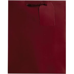 أكياس هدايا جيلسون روبرتس 6 قطع متوسطة الحجم 8 × 10 × 4 بوصة متوفرة في 20 لونًا ثابتًا، عنابي غير لامع in Kuwait