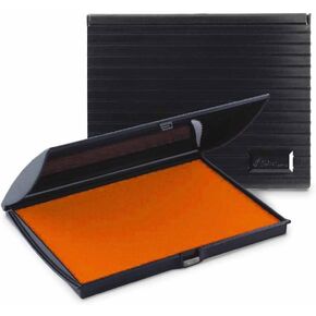 Large 5'' x 7'' Felt Rubber Stamp Ink Pad, Orange