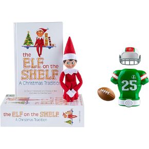 The Elf on the Shelf® Blue Eyed Boy & Claus Couture Collection® Touchdown Tidings Set